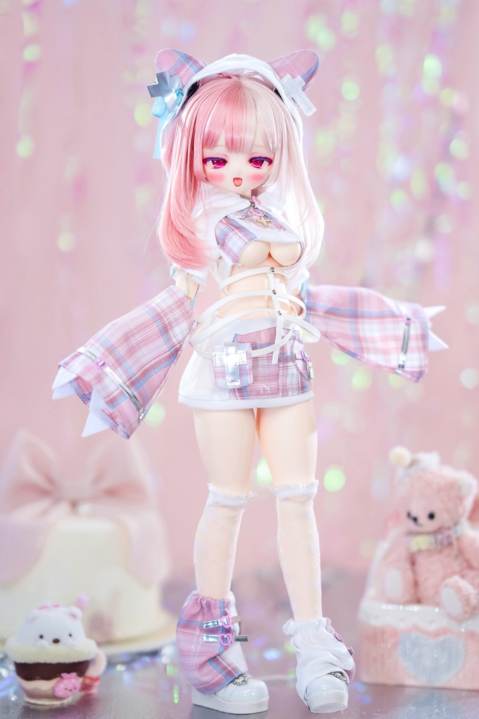 (7月通販会)📶「にゃんこハッカーv2.0」🐈⬛(1/4ドール・クロップトップタイプ)