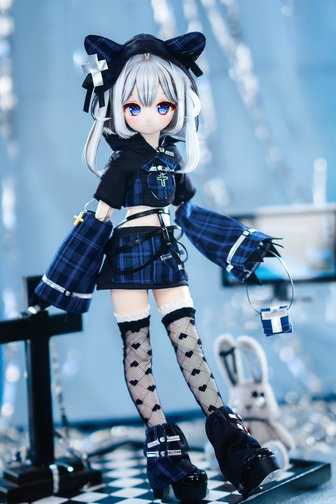 (7月通販会)📶「にゃんこハッカーv2.0」🐈⬛(1/4ドール・クロップトップタイプ)