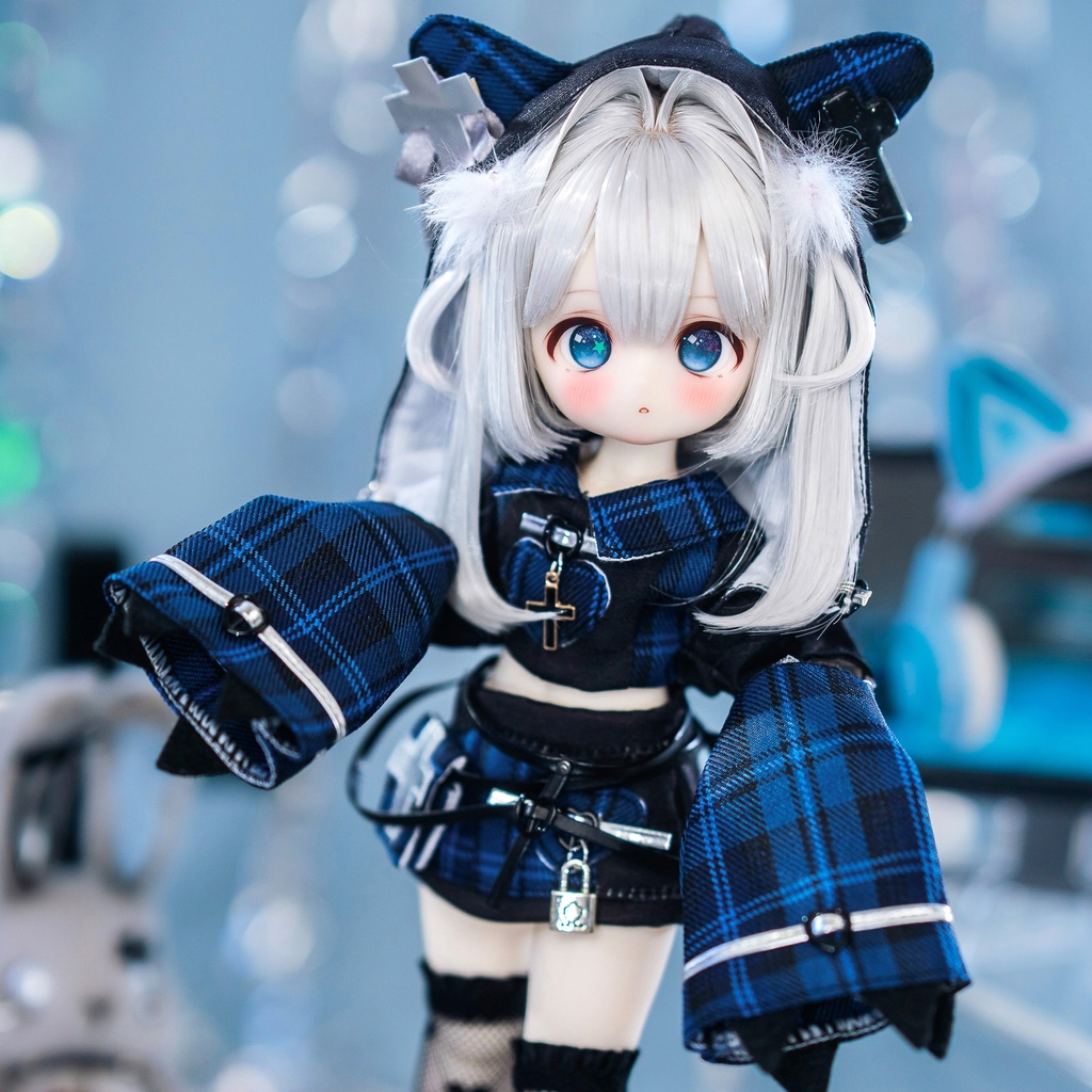  （7月通販会）📶「にゃんこハッカーv2.0」🐈‍⬛（1/6ドール・クロップトップタイプ）