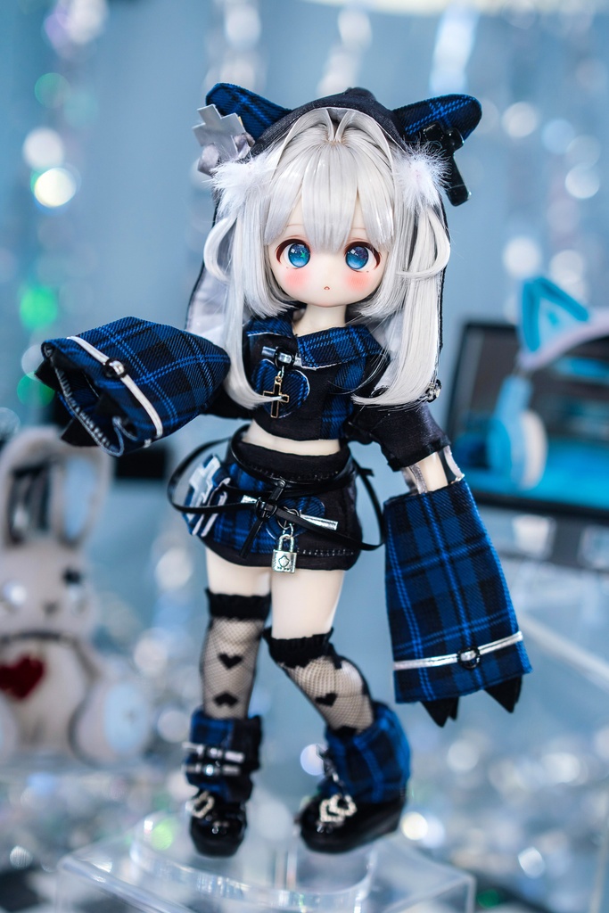 (7月通販会)📶「にゃんこハッカーv2.0」🐈⬛(1/6ドール・クロップトップタイプ)