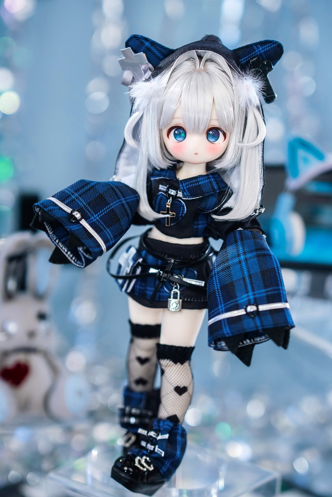 (7月通販会)📶「にゃんこハッカーv2.0」🐈⬛(1/6ドール・クロップトップタイプ)