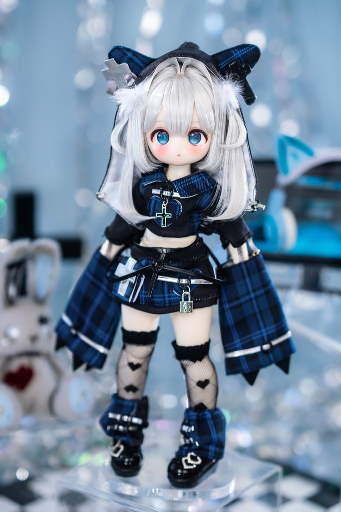 (7月通販会)📶「にゃんこハッカーv2.0」🐈⬛(1/6ドール・クロップトップタイプ)