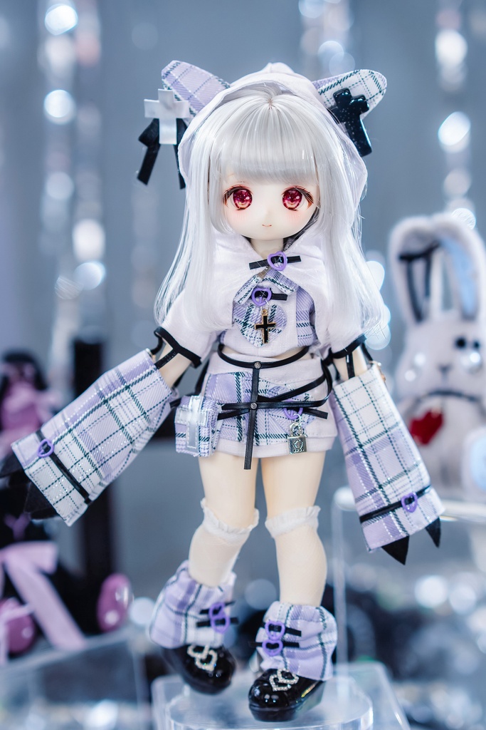 (7月通販会)📶「にゃんこハッカーv2.0」🐈⬛(1/6ドール・クロップトップタイプ)