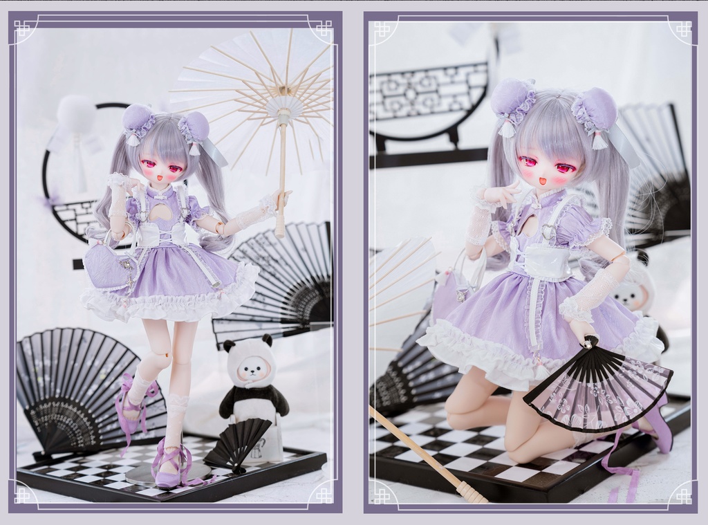 (即納)「お団子パンダ🐼」(1/4ドール)