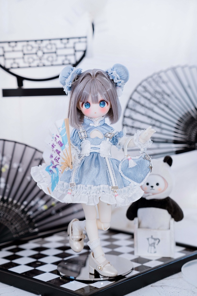 (即納)「お団子パンダ🐼」(1/6ドール)