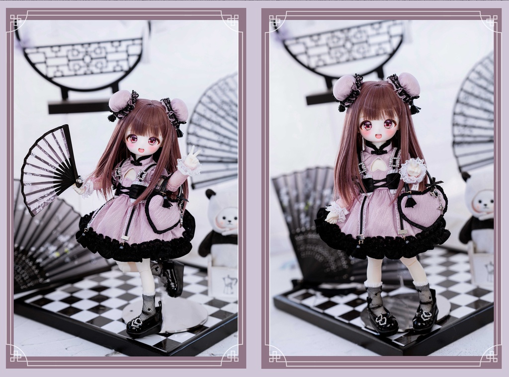 (即納)「お団子パンダ🐼」(1/6ドール)