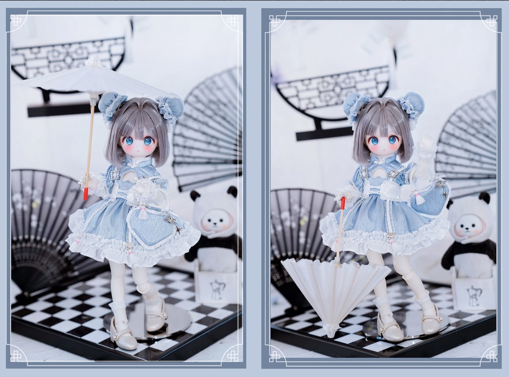 (即納)「お団子パンダ🐼」(1/6ドール)