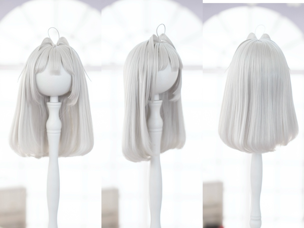 (8月通販会)【7-8inch 造形ウィッグ】「インテークストレートロング」