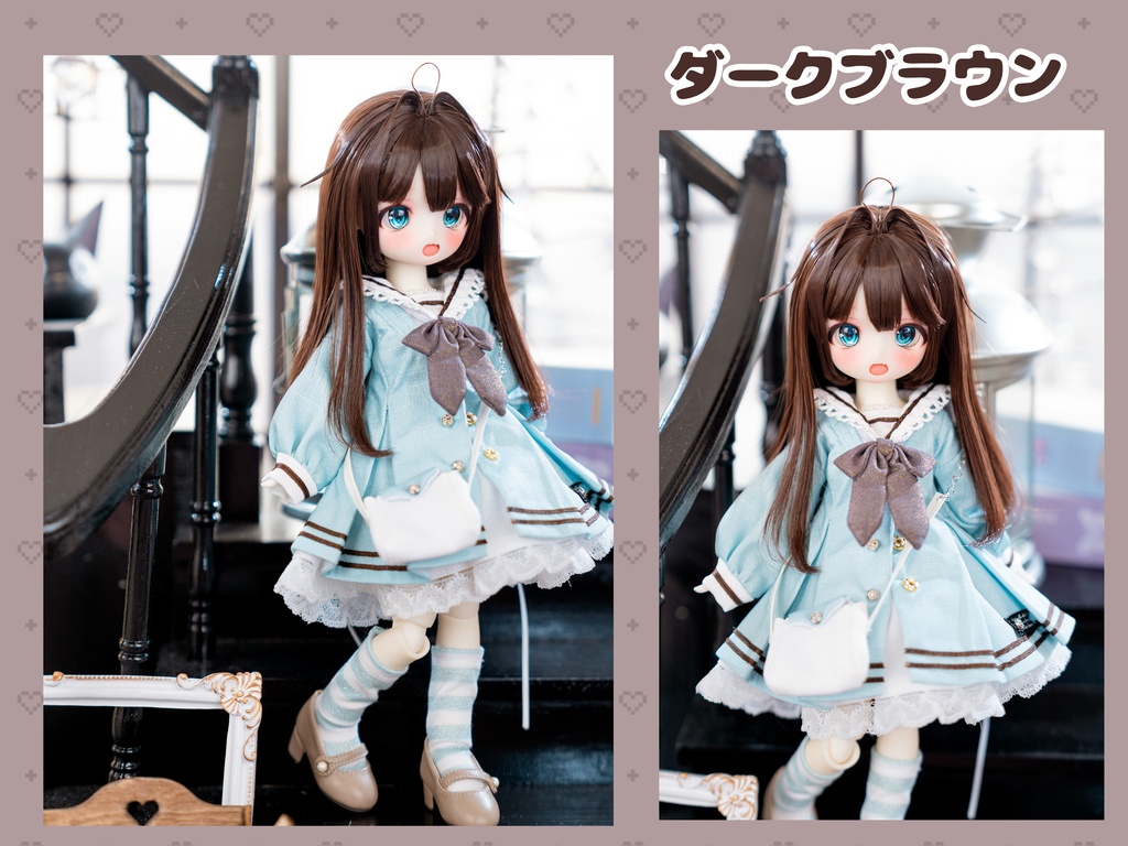 (8月通販会)【7-8inch 造形ウィッグ】「インテークストレートロング」