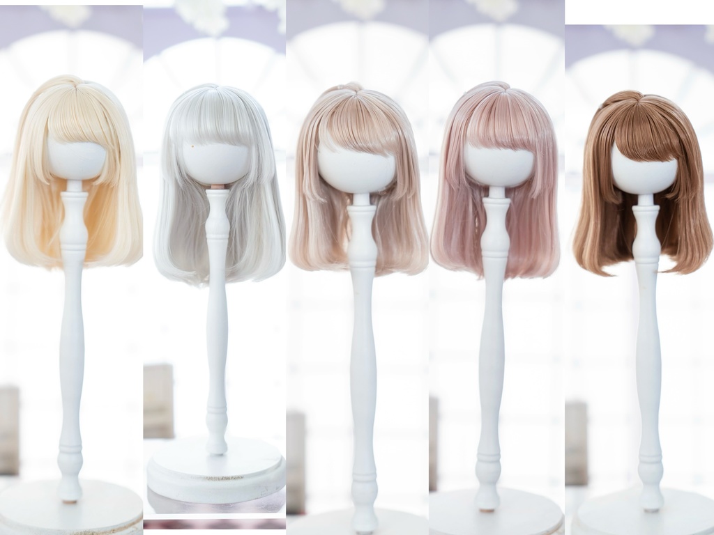 【7-8inch 造形ウィッグ】「ミディアムボブ」