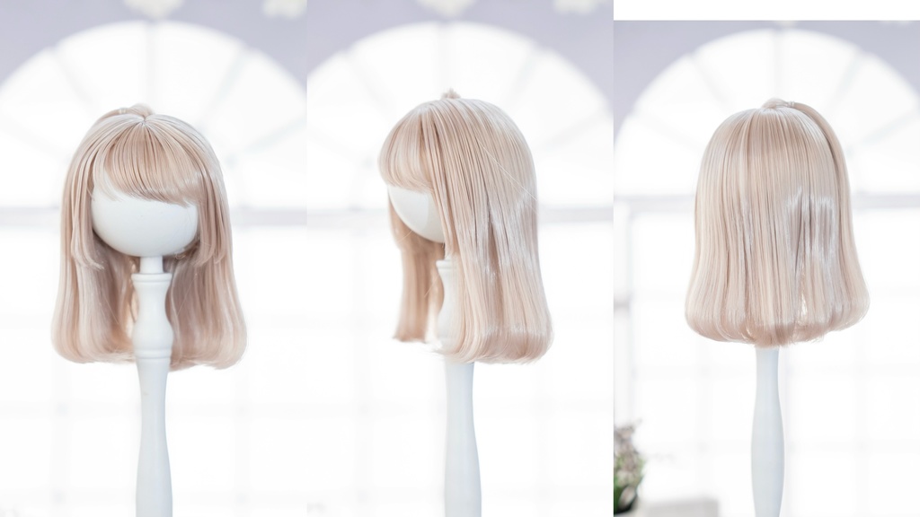 【7-8inch 造形ウィッグ】「ミディアムボブ」