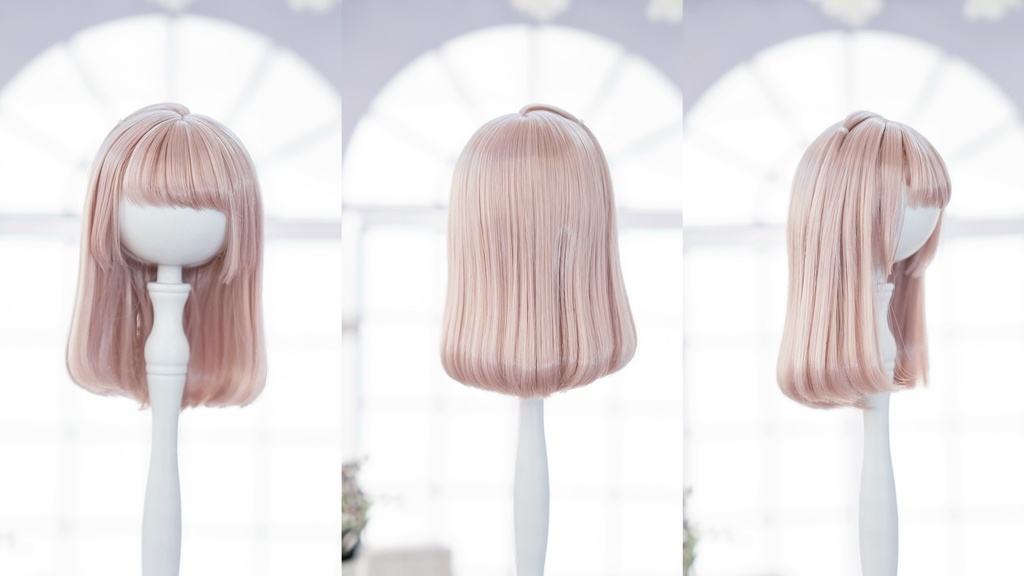 【7-8inch 造形ウィッグ】「ミディアムボブ」