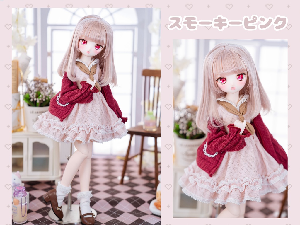 (3月通販会)【8-9inch 造形ウィッグ】「ミディアムボブ」