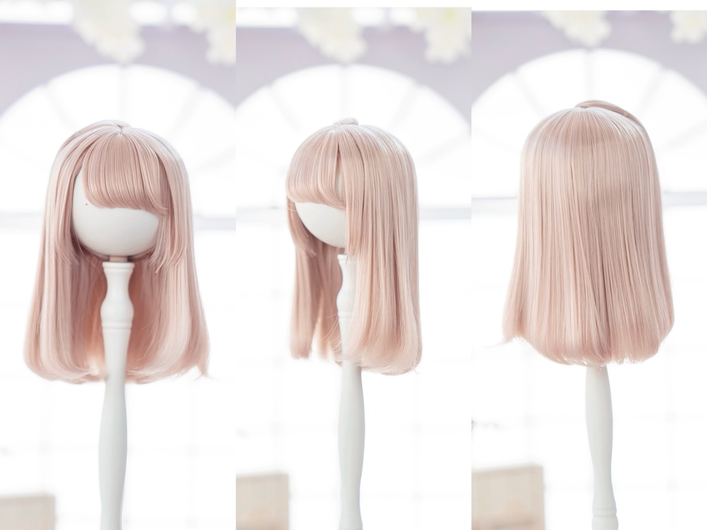 (3月通販会)【8-9inch 造形ウィッグ】「ミディアムボブ」