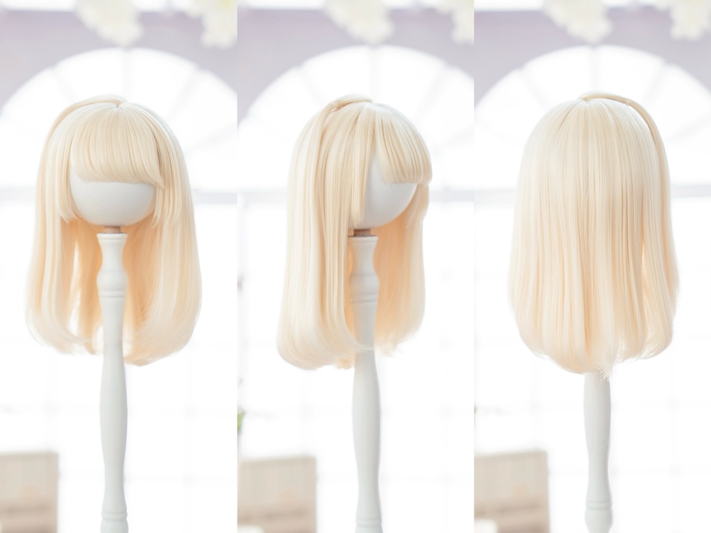 (3月通販会)【8-9inch 造形ウィッグ】「ミディアムボブ」