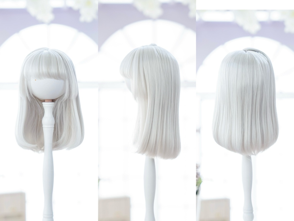 (3月通販会)【8-9inch 造形ウィッグ】「ミディアムボブ」