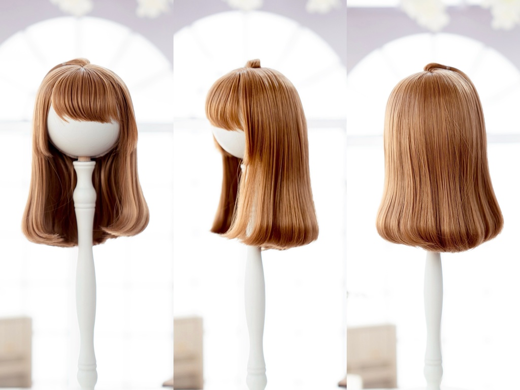 (3月通販会)【8-9inch 造形ウィッグ】「ミディアムボブ」