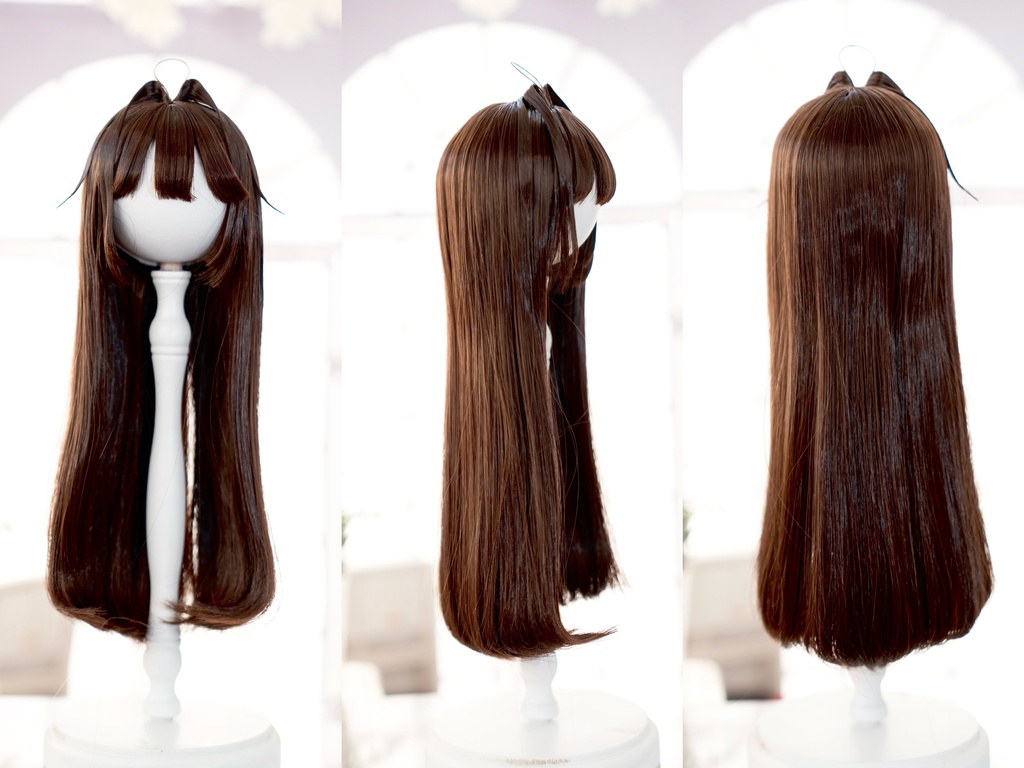 (11月通販会)【8-9inch 造形ウィッグ】「インテークストレートロング」