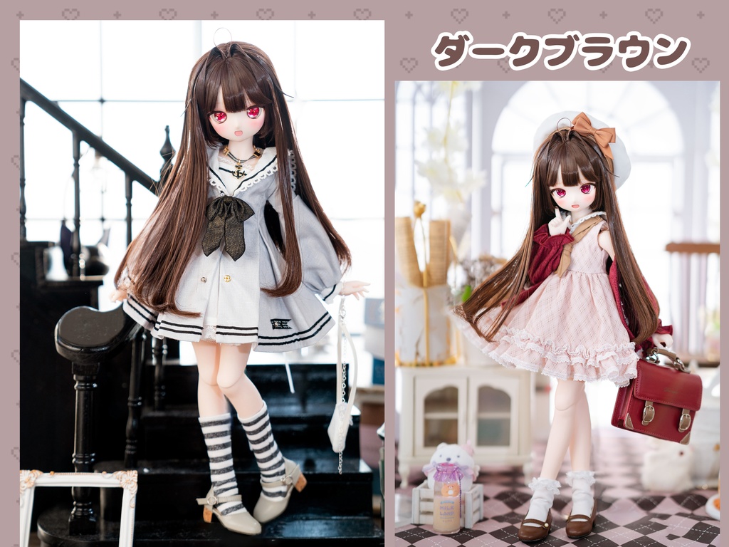 (11月通販会)【8-9inch 造形ウィッグ】「インテークストレートロング」