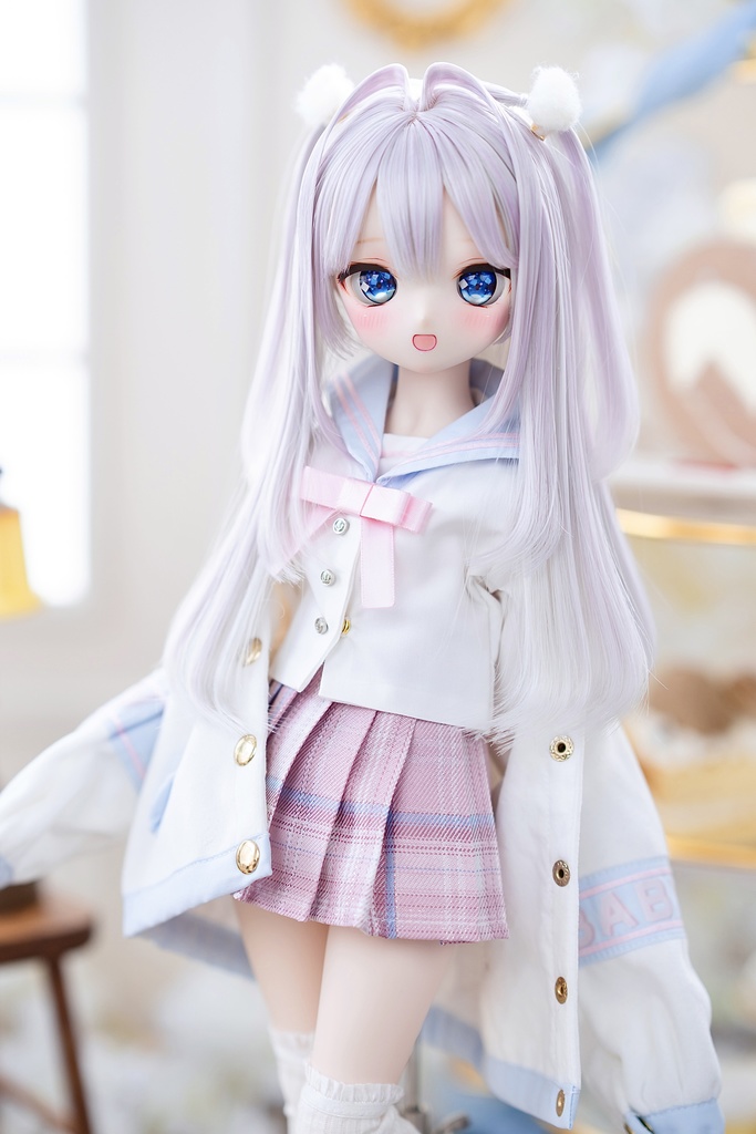 (10月通販会)【8-9inch 造形ウィッグ】「インナーカラーハーフツイン」