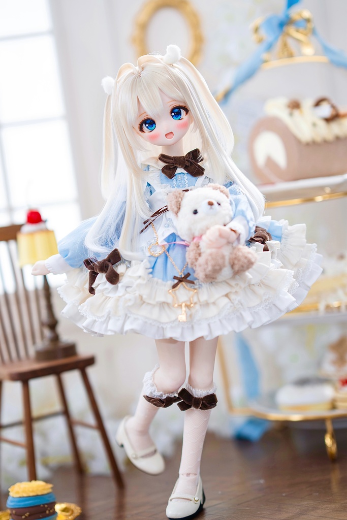 (10月通販会)【8-9inch 造形ウィッグ】「インナーカラーハーフツイン」