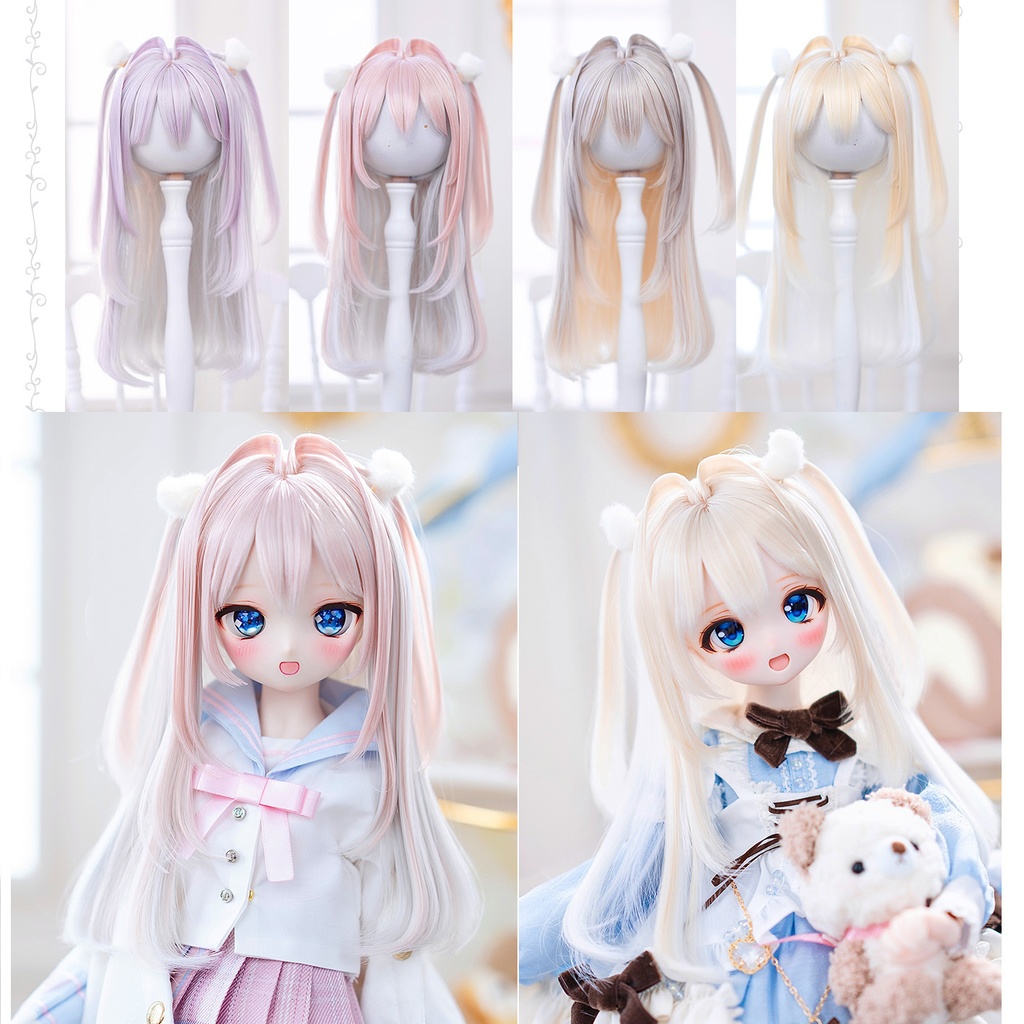 （10月通販会）【8-9inch 造形ウィッグ】「インナーカラーハーフツイン」