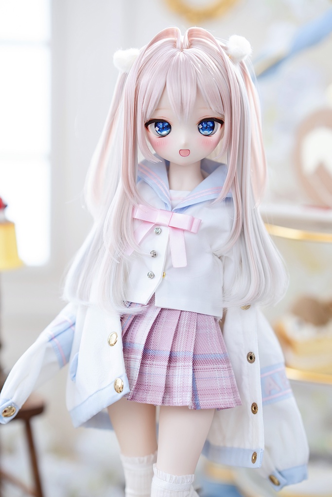 (10月通販会)【8-9inch 造形ウィッグ】「インナーカラーハーフツイン」