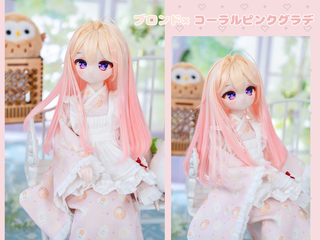 (11月通販会)【8-9inch 造形ウィッグ】「アホ毛インテークストレート」