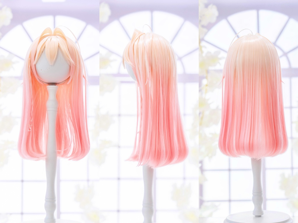 (11月通販会)【8-9inch 造形ウィッグ】「アホ毛インテークストレート」