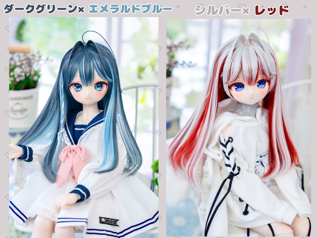 (11月通販会)【8-9inch 造形ウィッグ】「アホ毛インテークストレート」