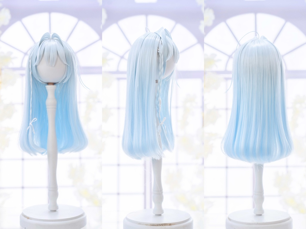 (11月通販会)【8-9inch 造形ウィッグ】「アホ毛インテークストレート」