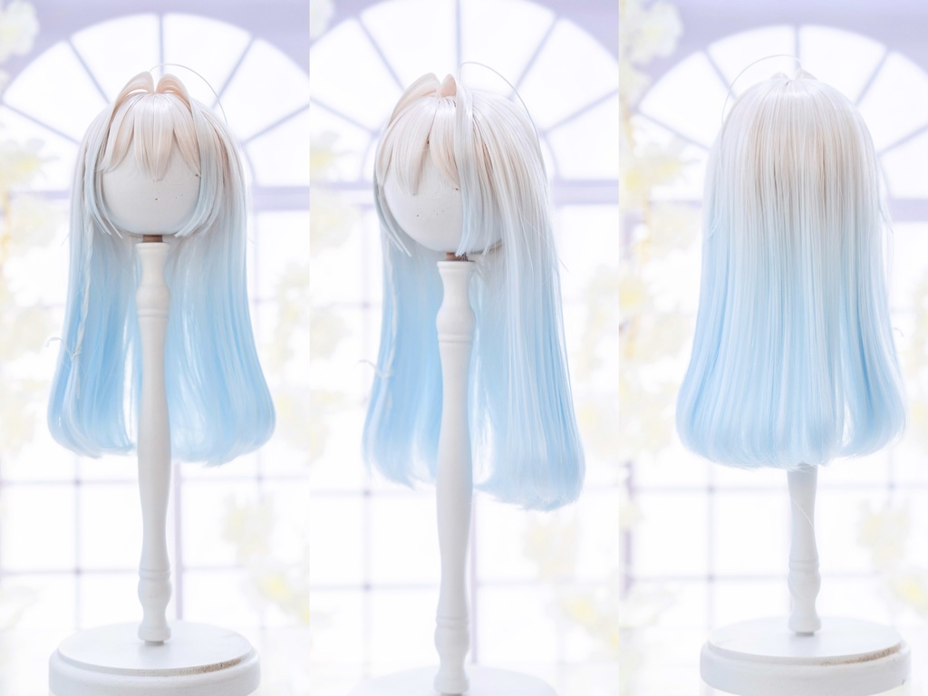 (11月通販会)【8-9inch 造形ウィッグ】「アホ毛インテークストレート」