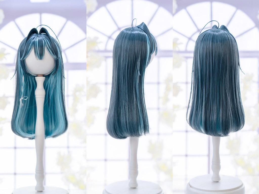 (11月通販会)【8-9inch 造形ウィッグ】「アホ毛インテークストレート」