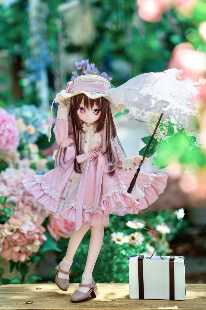 「花拾いプロムナード💐」(1/4ドール)