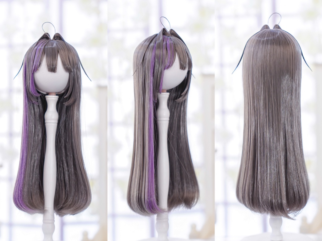 (9月通販会)【8-9inch 造形ウィッグ】「ポイントカラーストレートロング」