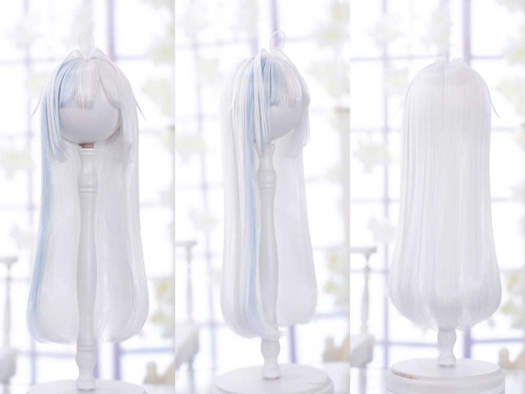 (9月通販会)【8-9inch 造形ウィッグ】「ポイントカラーストレートロング」