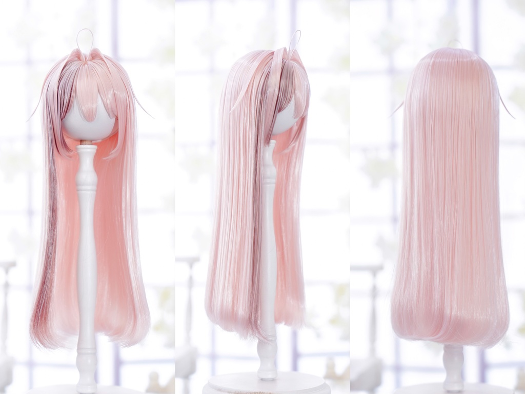 (9月通販会)【8-9inch 造形ウィッグ】「ポイントカラーストレートロング」