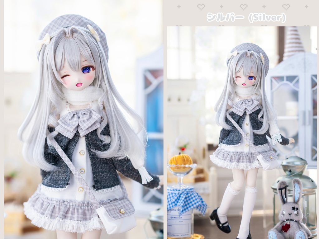 *受注* (12月通販会)【8-9inch 造形ウィッグ】「もみあげくるくるハーフツイン」