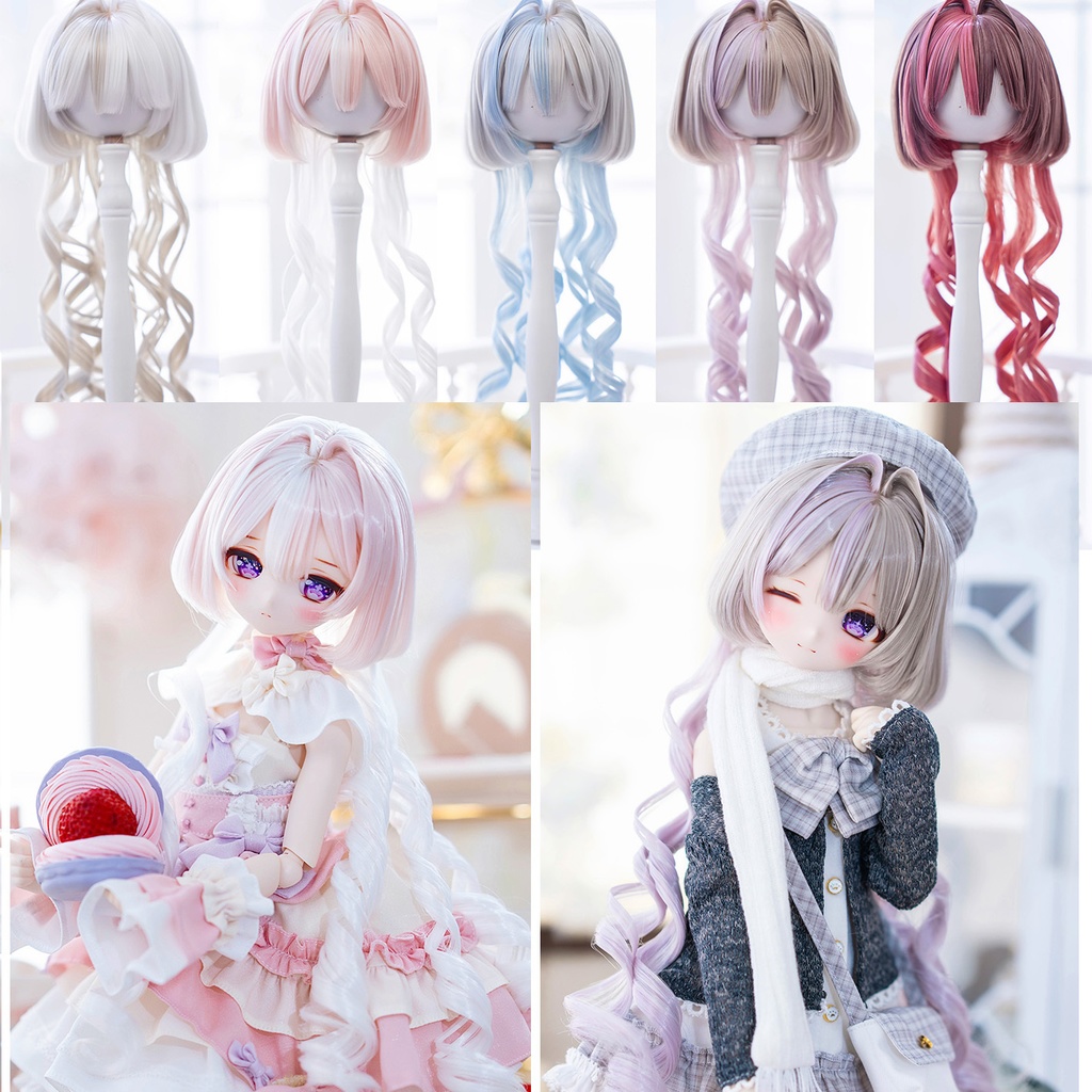 *受注* (12月通販会)【8-9inch 造形ウィッグ】「ツートーンくるくるクラゲ」