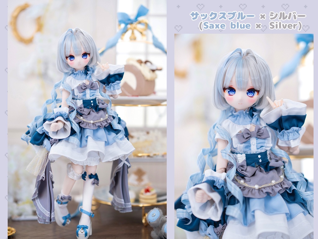 *受注* (12月通販会)【8-9inch 造形ウィッグ】「ツートーンくるくるクラゲ」