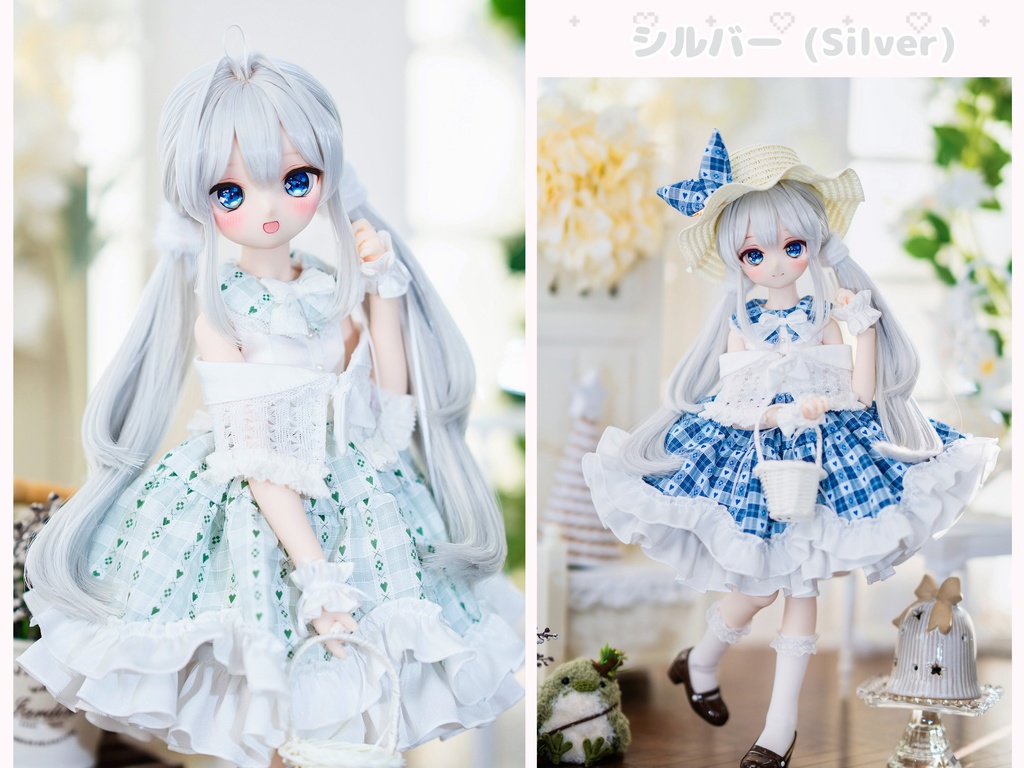 (2月通販会)【8-9inch 造形ウィッグ】「甘えん坊インテークローツイン」