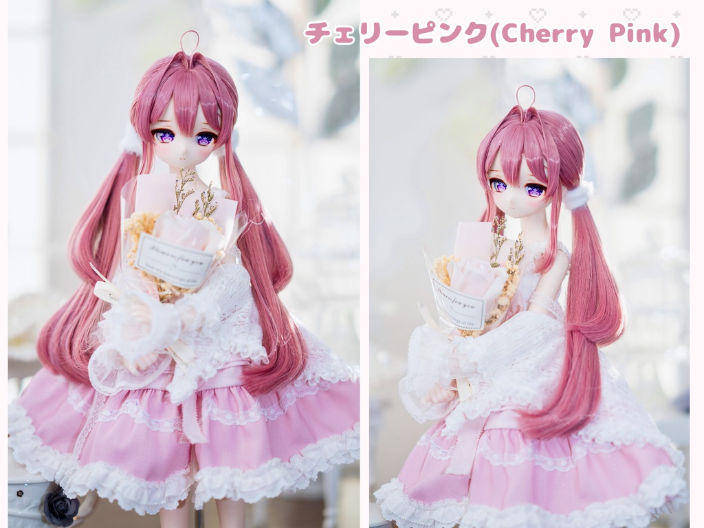 (2月通販会)【8-9inch 造形ウィッグ】「甘えん坊インテークローツイン」