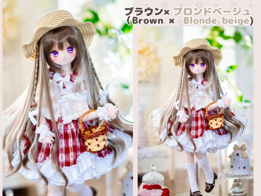 (2月通販会)【8-9inch ウィッグ】「ヒロイン系インナーカラーロング」