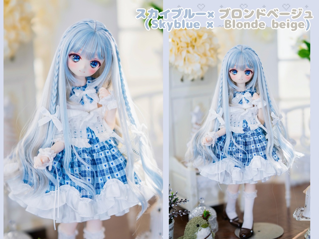 (2月通販会)【8-9inch ウィッグ】「ヒロイン系インナーカラーロング」