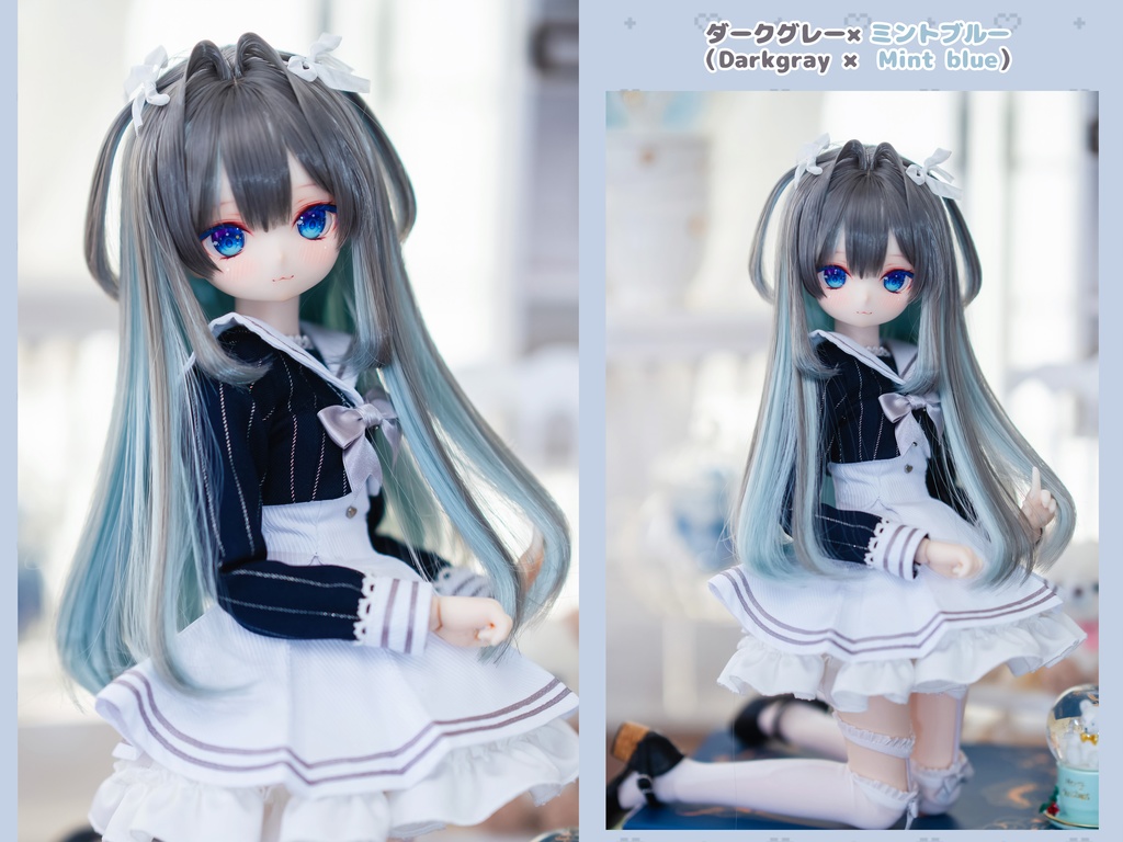 *受注* (3月通販会)【8-9inch 造形ウィッグ】「お姫様ハーフツイン」