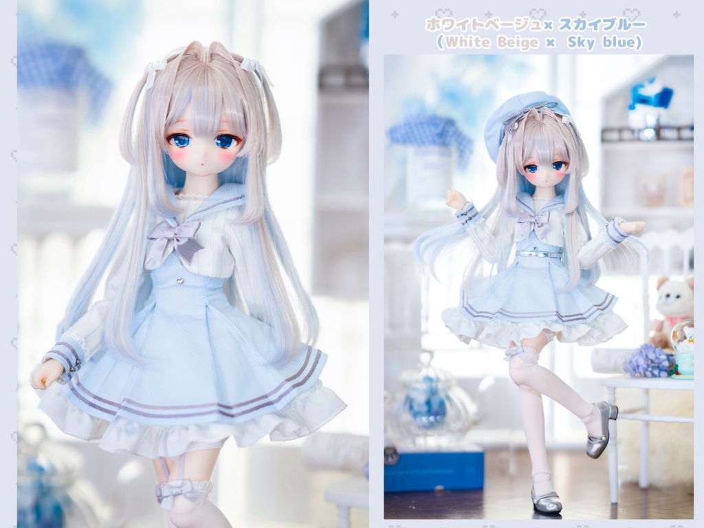 *受注* (3月通販会)【8-9inch 造形ウィッグ】「お姫様ハーフツイン」