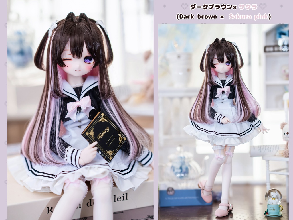 *受注* (3月通販会)【8-9inch 造形ウィッグ】「お姫様ハーフツイン」