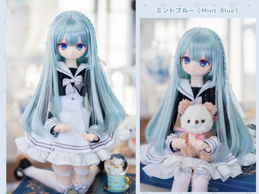 *受注* (3月通販会)【8-9inch 造形ウィッグ】「委員長三つ編みロング」