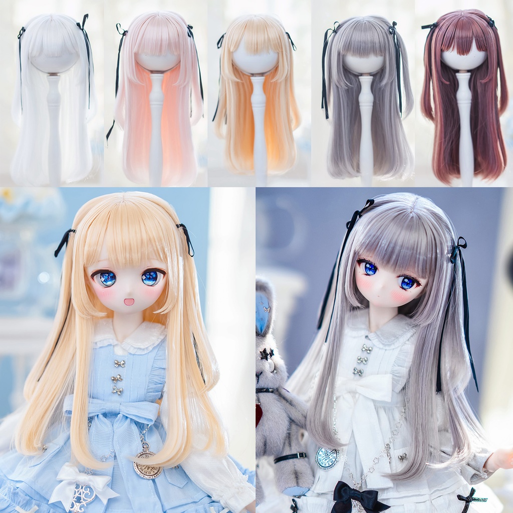 (4月通販会) 【8-9inch 造形ウィッグ】「真面目ちゃんツーサイドアップ」