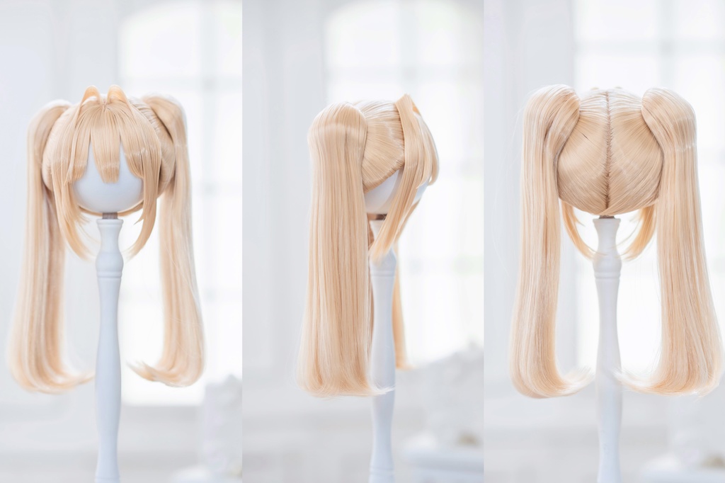 (4月通販会) 【8-9inch 造形ウィッグ】「おっとり系ツインテール」